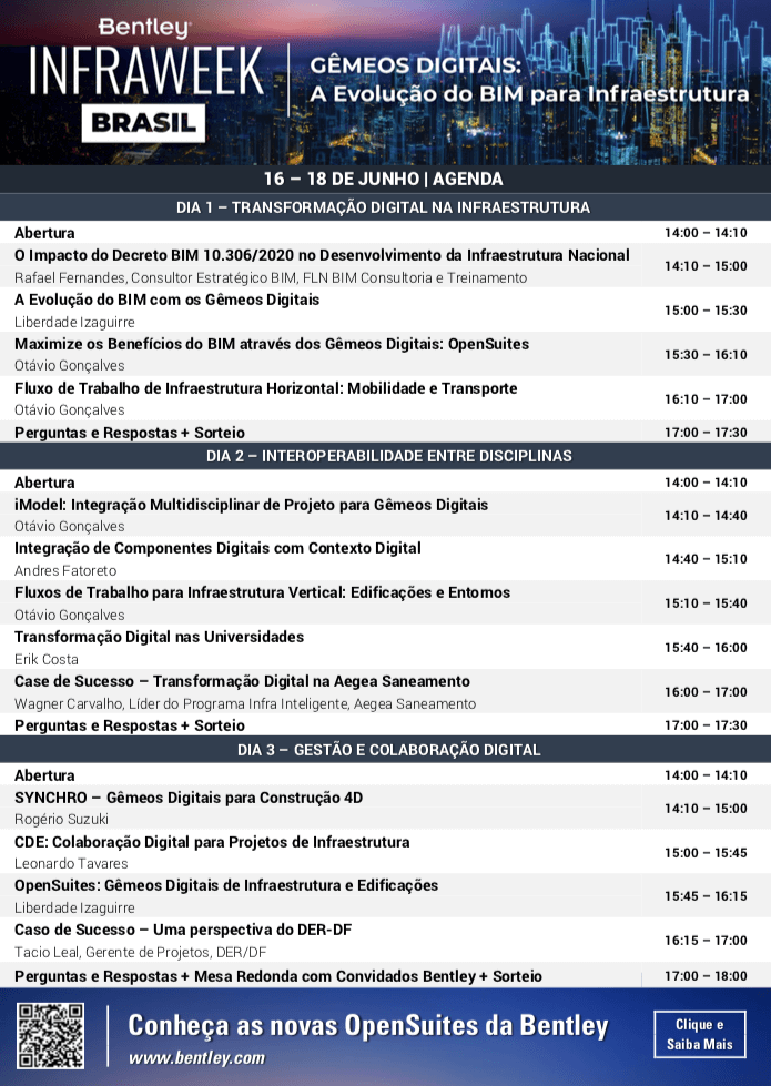 Amanhã começa a INFRAWEEK Brasil!